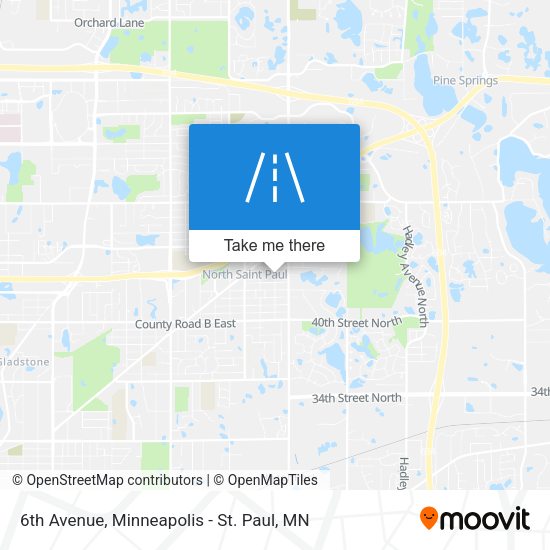 Mapa de 6th Avenue