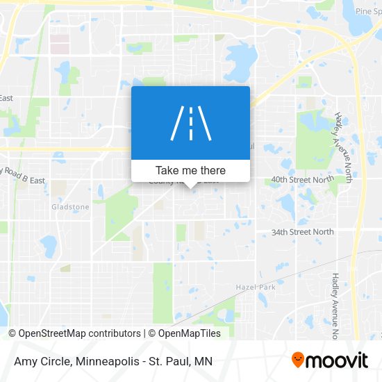 Mapa de Amy Circle