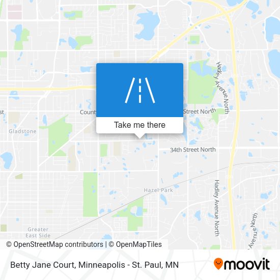 Mapa de Betty Jane Court