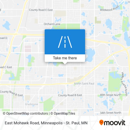 East Mohawk Road map
