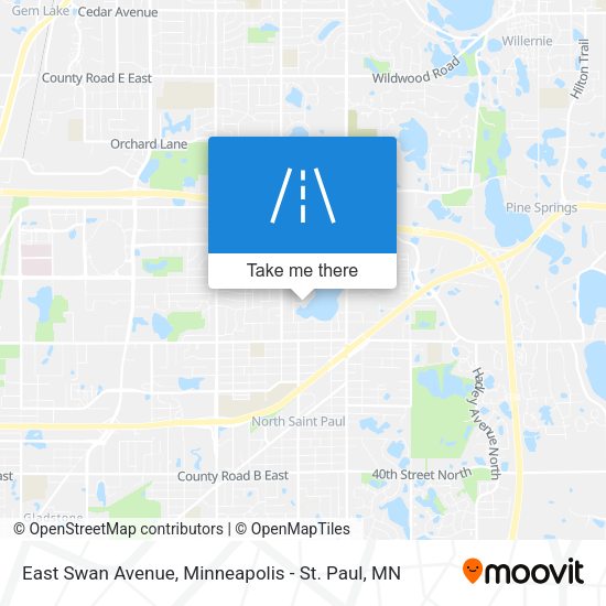 East Swan Avenue map