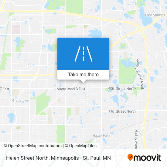 Helen Street North map