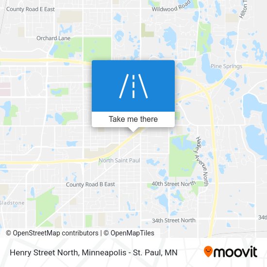 Henry Street North map