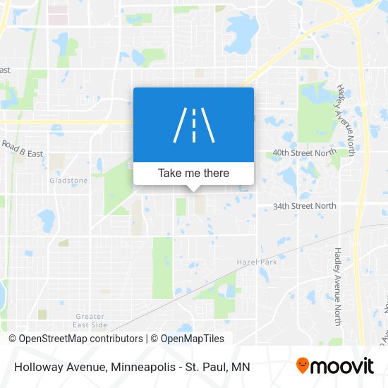 Holloway Avenue map