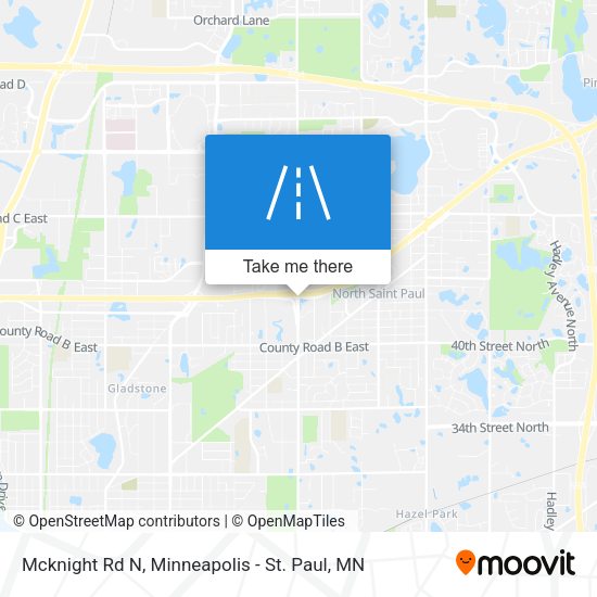 Mapa de Mcknight Rd N