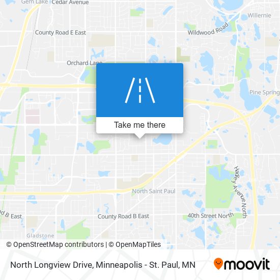 North Longview Drive map