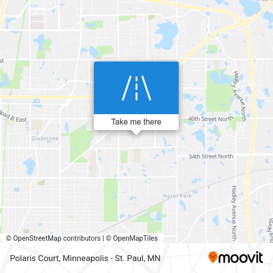 Mapa de Polaris Court