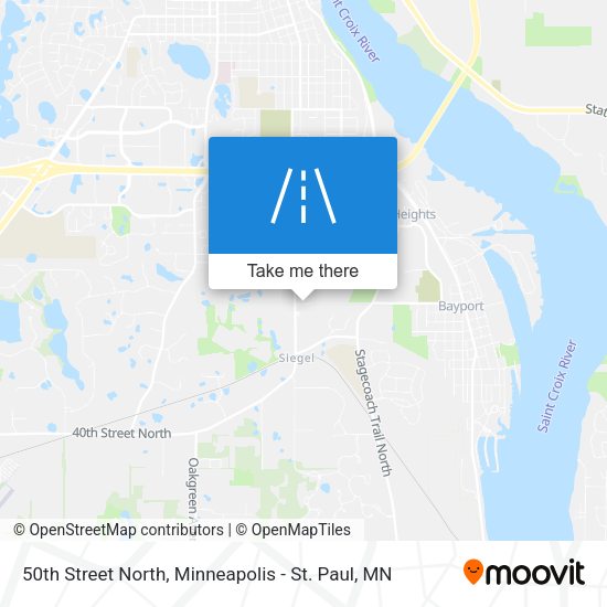 Mapa de 50th Street North