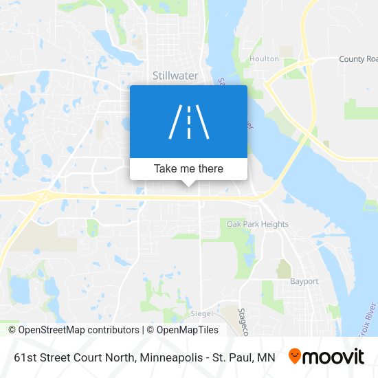 Mapa de 61st Street Court North