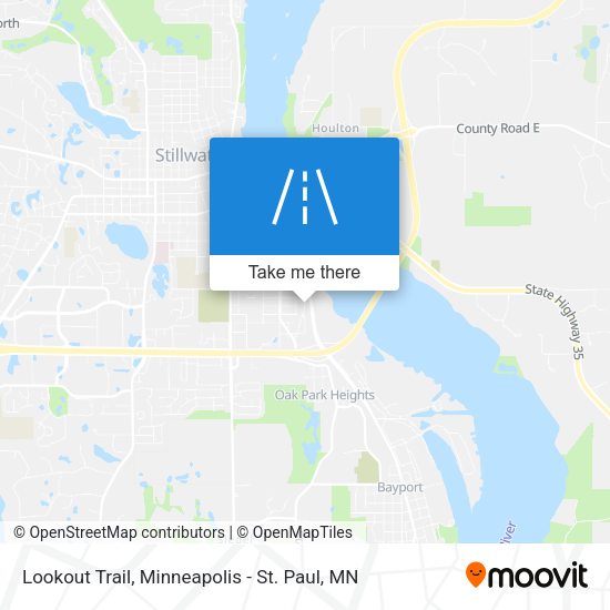 Lookout Trail map