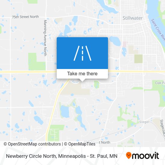 Mapa de Newberry Circle North