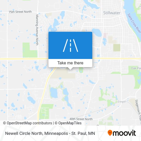 Mapa de Newell Circle North