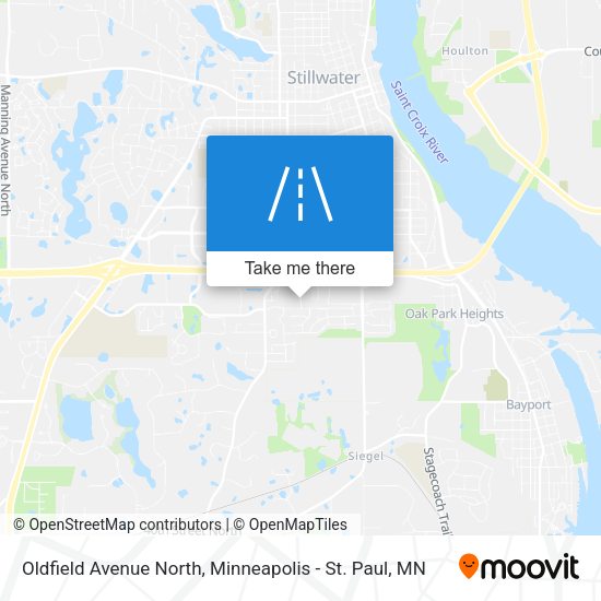 Mapa de Oldfield Avenue North