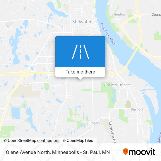 Mapa de Olene Avenue North