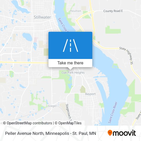 Peller Avenue North map