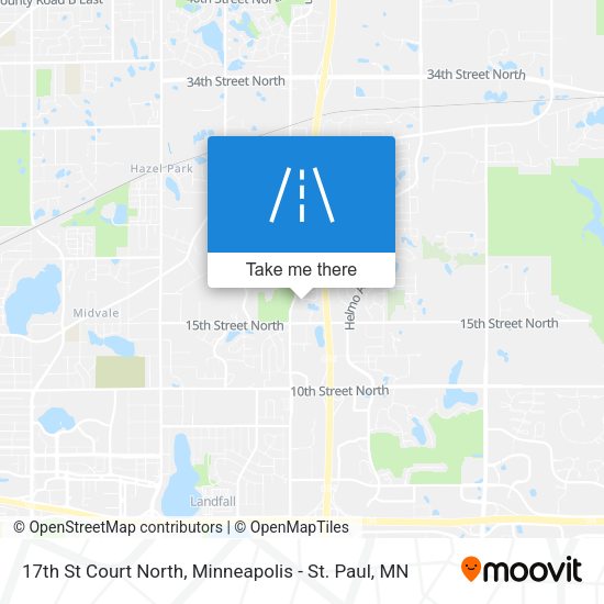 Mapa de 17th St Court North