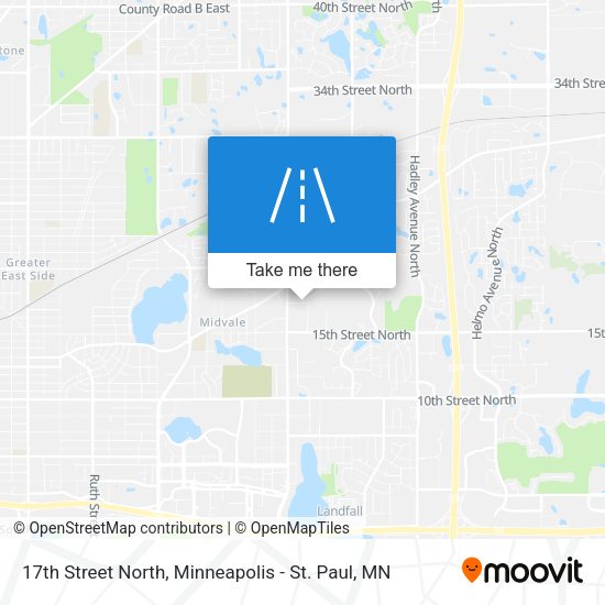 Mapa de 17th Street North