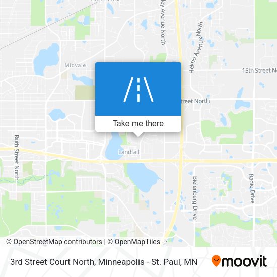 3rd Street Court North map