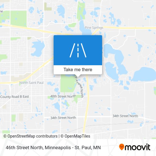 46th Street North map