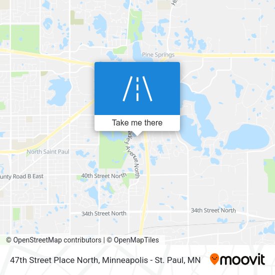 Mapa de 47th Street Place North