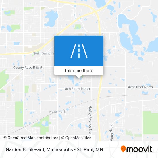 Garden Boulevard map
