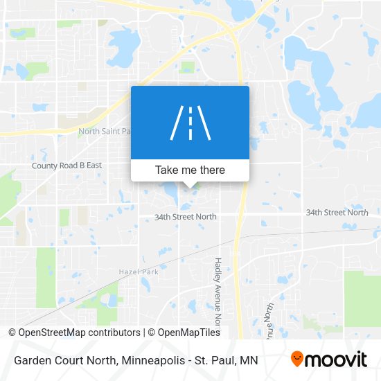 Mapa de Garden Court North