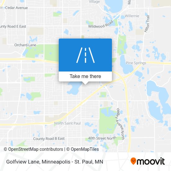 Golfview Lane map
