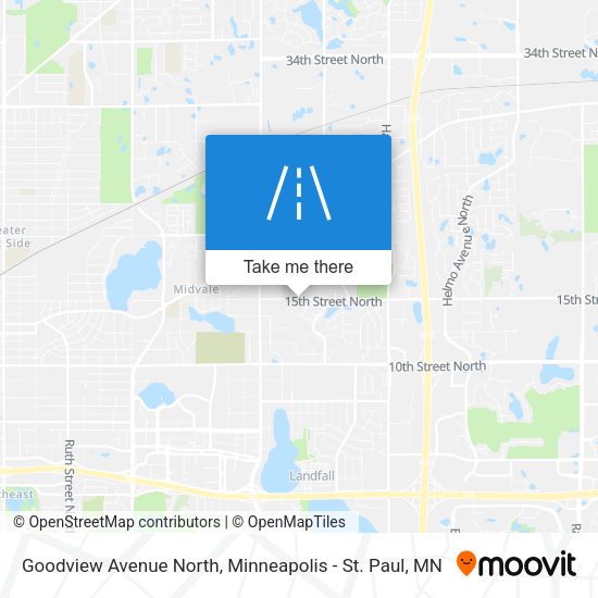 Mapa de Goodview Avenue North
