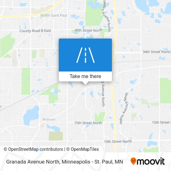 Mapa de Granada Avenue North
