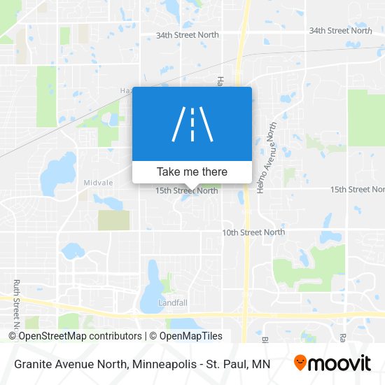 Granite Avenue North map