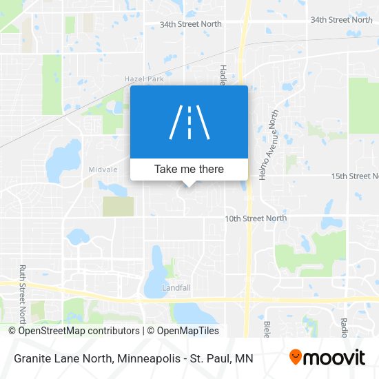 Granite Lane North map