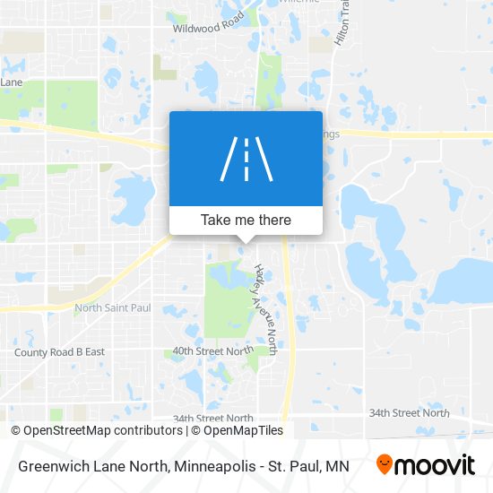 Mapa de Greenwich Lane North