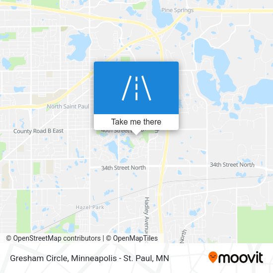 Gresham Circle map