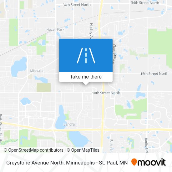 Greystone Avenue North map