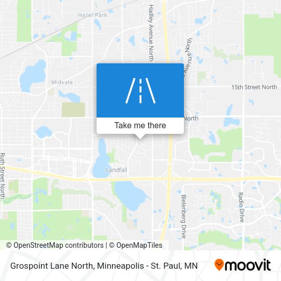 Mapa de Grospoint Lane North