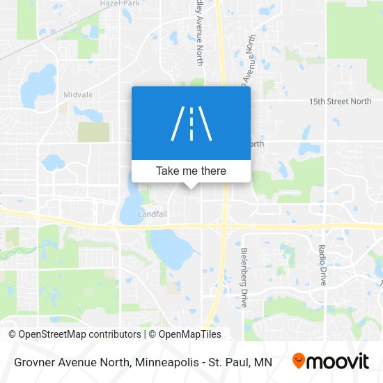 Mapa de Grovner Avenue North