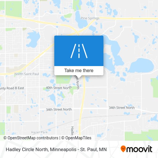 Mapa de Hadley Circle North