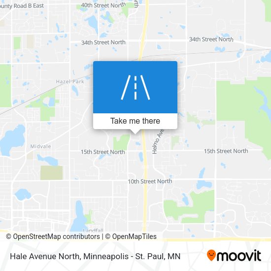 Hale Avenue North map