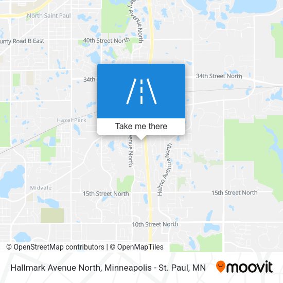 Hallmark Avenue North map