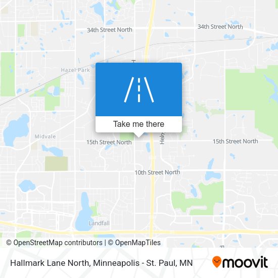 Mapa de Hallmark Lane North