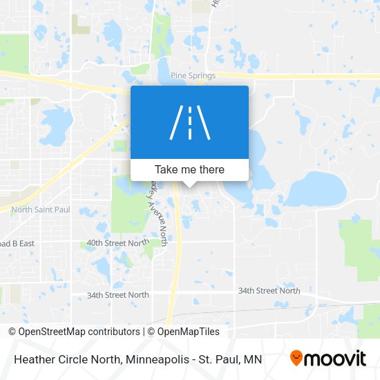 Heather Circle North map