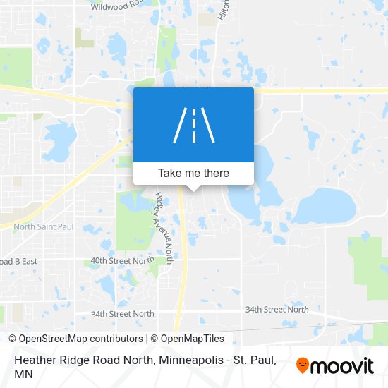Heather Ridge Road North map