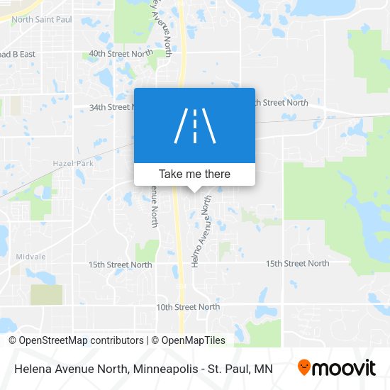 Helena Avenue North map