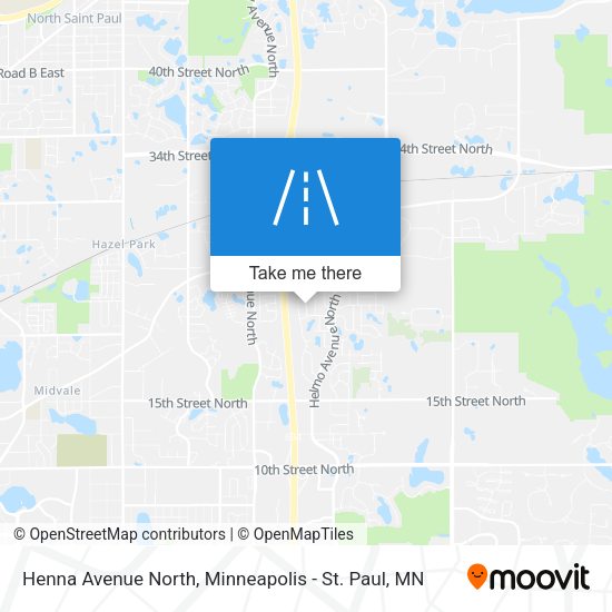 Henna Avenue North map