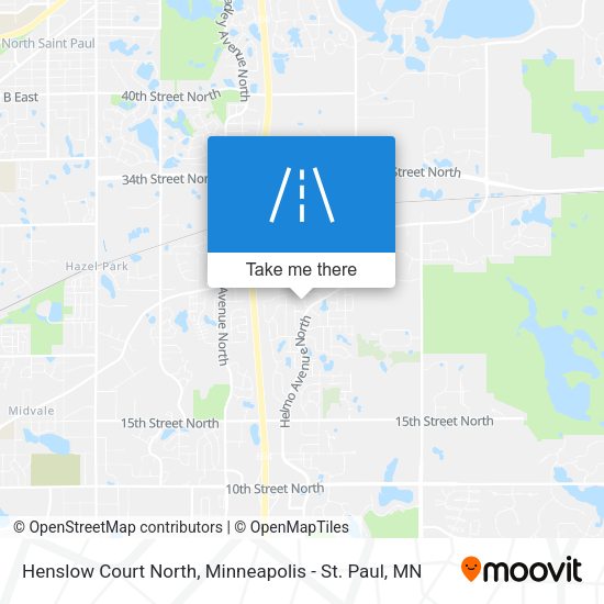 Henslow Court North map