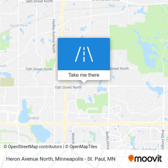 Heron Avenue North map