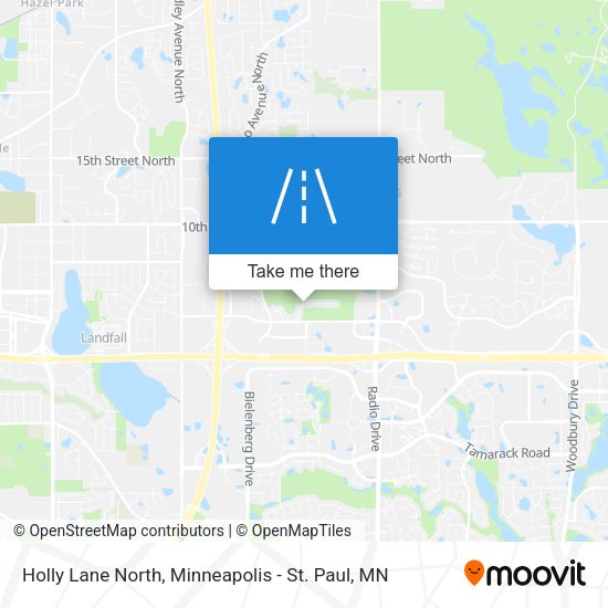 Holly Lane North map