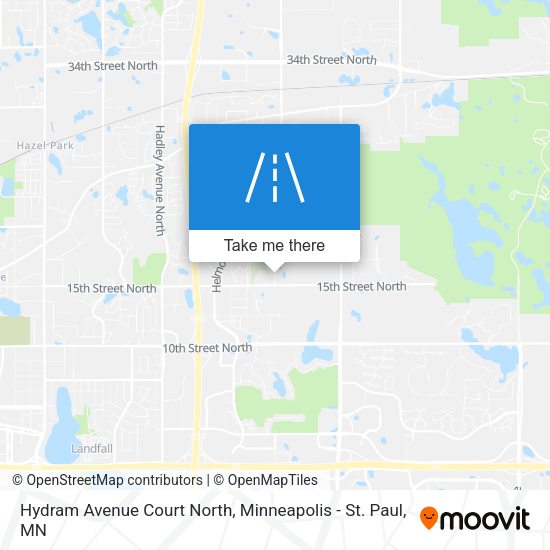 Mapa de Hydram Avenue Court North