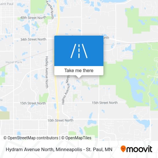 Hydram Avenue North map
