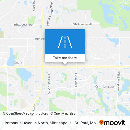 Immanuel Avenue North map